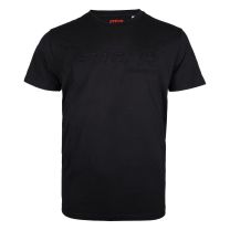 T-Shirt "Prägung", schwarz, (Unisex)