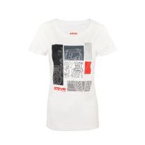 T-Shirt "Grafik", weiss, (Damen)