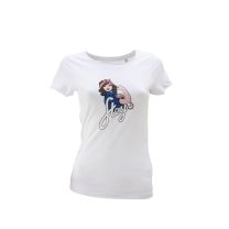 T-Shirt "Powerfrau", weiss, (Damen)