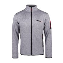 Veste tricot polaire, grise (homme)