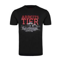 T-Shirt "Arbeitstier", schwarz, (Unisex)