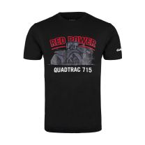 T-shirt « Red Power », noir (unisexe)