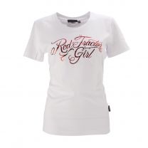 T-shirt ``Red Tractor Girl`` femme