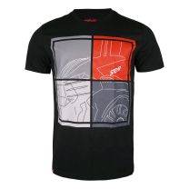 T-Shirt "Grafik", schwarz, (Unisex)